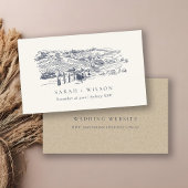 Website marineslein Winery Mountain Sketch Wedding Informatiekaartje