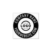Website met bedrijfsnaam van aangepast bedrijf rubberstempel (Afrduk)