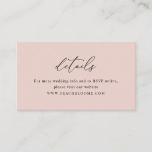 Website met details over de Roos van Elegant Dusty Visitekaartje