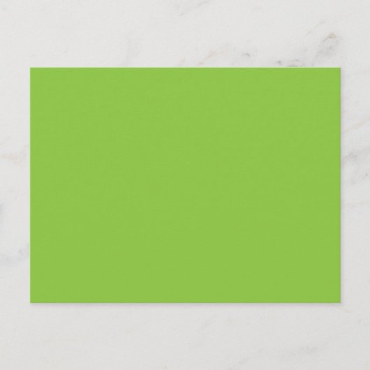 Website met een groene achtergrond en witte rand briefkaart (Voorkant)