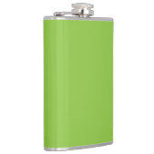 Website met een groene achtergrond en witte rand heupfles (Rechts)