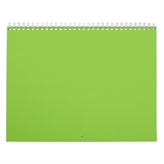 Website met een groene achtergrond en witte rand kalender (Hoes)