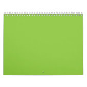 Website met een groene achtergrond en witte rand kalender (Hoes)