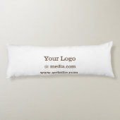 website met jogo-tekst toevoegenThrow Pillow Lichaamskussen (Achterkant)