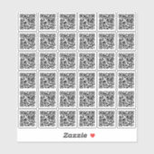 Website met QR-code genereren | Creëer uw eigen QR Sticker (Vel)