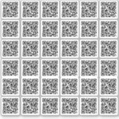 Website met QR-code genereren | Creëer uw eigen QR Sticker (Voorkant)