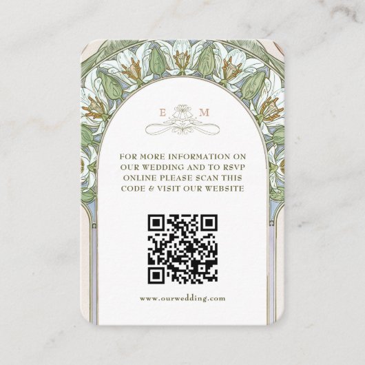 Website met QR-code over Paradijsvogels Informatiekaartje (Voorkant)