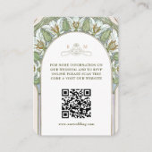 Website met QR-code voor Paradijsvogels Informatiekaartje (Voorkant)