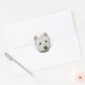 Website met textuureffect ronde sticker (Envelop)
