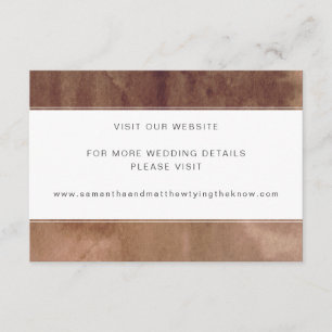 Website of andere informatie. Aardse Waterverf Informatiekaartje