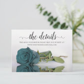 Website over Blauwgroen Rozen Informatiekaartje (Staand voorkant)