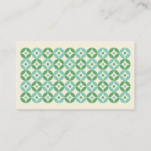 Website over groene en blauwe mid-moskeeën informatiekaartje (Achterkant)