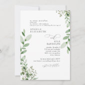 Website over het groene huwelijk van Elegant Casca Kaart (Voorkant)