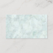 Website over het huwelijk met Elegant Marble Eucal Informatiekaartje (Achterkant)