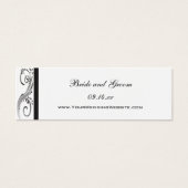 Website over het huwelijk tussen zwarte en witte z mini visitekaartjes (Voorkant)