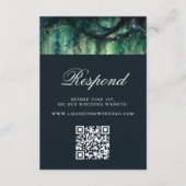 Website QR Code Betoverde Tuin Huwelijk RSVP Informatiekaartje (Voorkant)