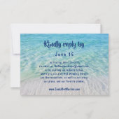 Website RSVP Respons Modern Tropical Beach Ocean (Voorkant)