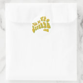 Website Sticker! Ronde Sticker (Tas)