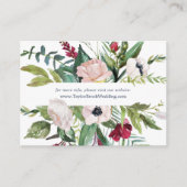 Website Tropical Breeze Wedding Informatiekaartje (Voorkant)