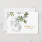 Website Tropische Schaduwopvang van Leaf Dinner RS RSVP Kaartje (Voorkant)