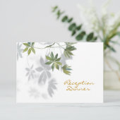 Website Tropische Schaduwopvang van Leaf Dinner RS RSVP Kaartje (Staand voorkant)