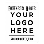  website Uw zakelijke Logo Rubberstempel (Afrduk)