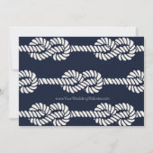 Website van Beach Nautical Rope Navy Save The Date (Achterkant)
