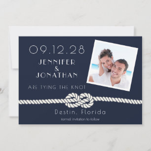 Website van Beach Nautical Rope Navy Save The Date