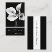 Website van Calla Lily Wedding Informatiekaartje (Voorkant / Achterkant)