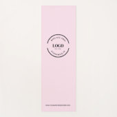 Website van Custom Minimal Pink Business Logo Yogamat (Voorkant)