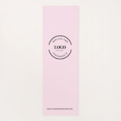 Website van Custom Minimal Pink Business Logo Yogamat (Achterkant)
