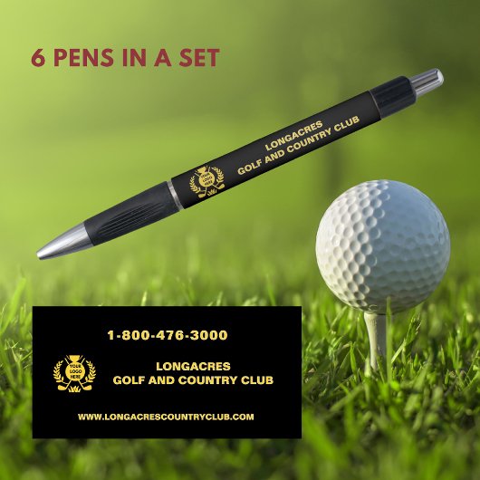 Website van de Golf Club League Logo Pen
