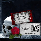 Website van de rode zijde en de zilverhuid van de  informatiekaartje