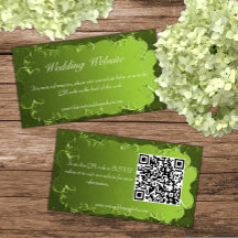 Website van Elegant Chartreuse Green Wedding