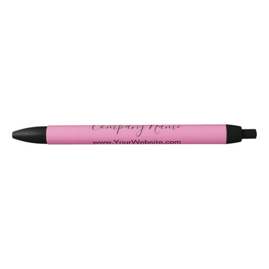 Website van Elegant roze en Black Script Company N Zwarte Inkt Pen (Voorkant)