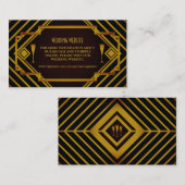 Website van Gatsby Gold 2020 Informatiekaartje (Voorkant / Achterkant)