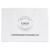 Website van het Bedrijf van de douane Uw Logo Groot Cadeauzakje (Voorkant)