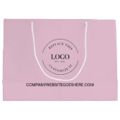 Website van het Bedrijf van de douane Uw Roze van  Groot Cadeauzakje (Achterkant)