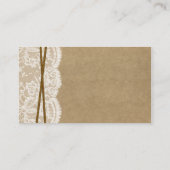 Website van het Kraft, Lace & Hoefijzer Collectie Informatiekaartje (Achterkant)