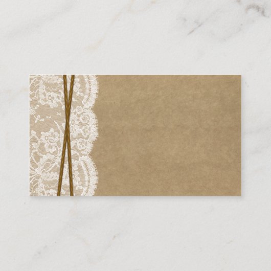 Website van het Kraft, Lace & Hoefijzer Collectie Informatiekaartje (Achterkant)