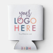 Website van het moderne bedrijf met eigen merk Log Blikjeskoeler (Achterkant)