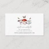 Website van het paddestoelhuwelijk informatiekaartje (Voorkant)