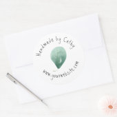 Website van Leaf Small Craft Ronde Sticker (Envelop)