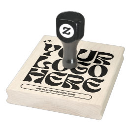 Website van Modern Business Logo Rubberstempel