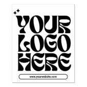 Website van Modern Business Logo Rubberstempel (Afrduk)