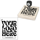 Website van Modern Business Logo Rubberstempel (Gestempeld)