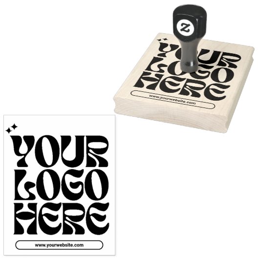 Website van Modern Business Logo Rubberstempel (Gestempeld)