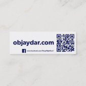 Website van object D'Art Mini Visitekaartje (Achterkant)