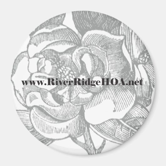 Website van River Ridge Herinneringsmagneet Magneet (Voorkant)