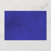 website van Royal Blue of Cobalt Roos Elegant Wedd Informatiekaartje (Achterkant)